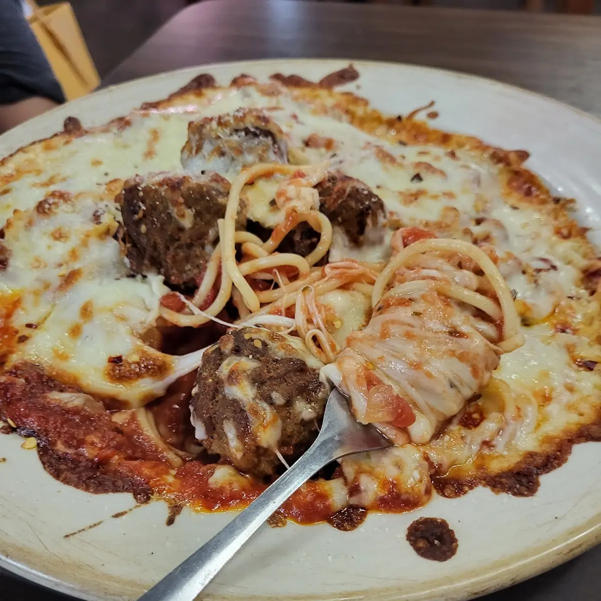 Baked Spaghetti Meatballs
