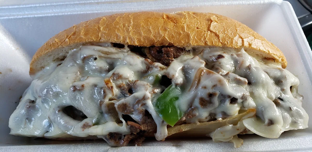 Cheesesteak Sandwich with Grilled Vegetables