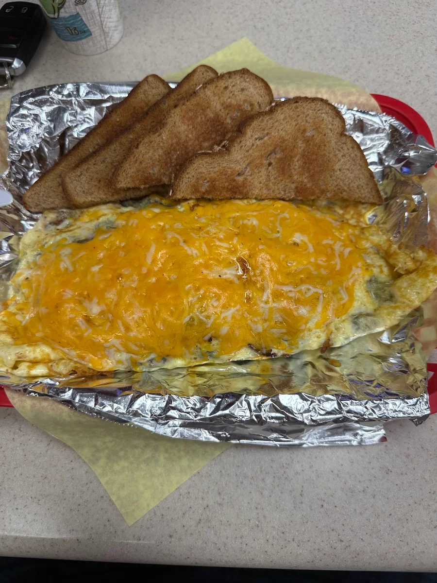 Egg N chz Burrito