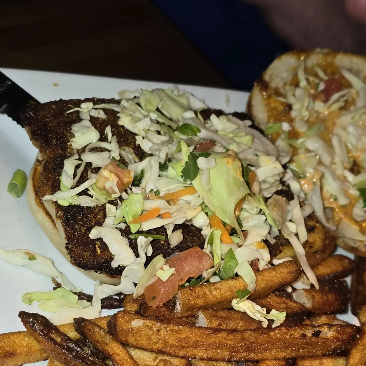 Modern Tiki Fish Sandwich