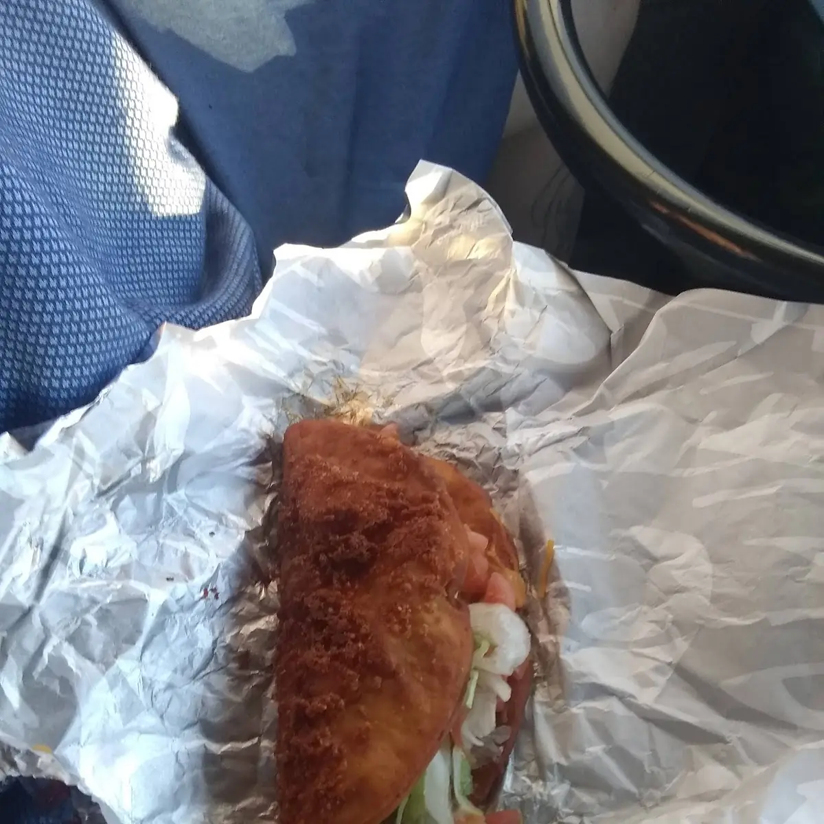 Beef Chalupa That Was Burnt