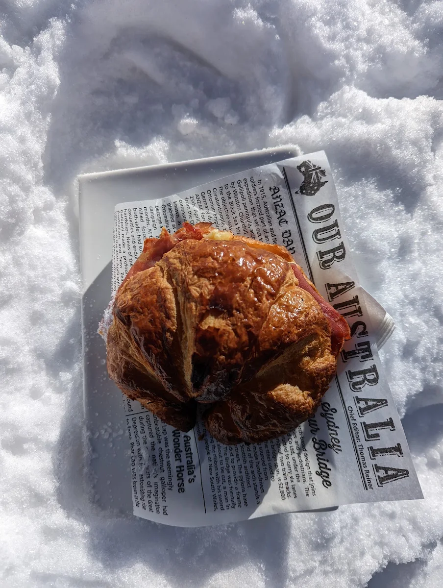 Brie and Prociutto Croissant, Kareela Hutte