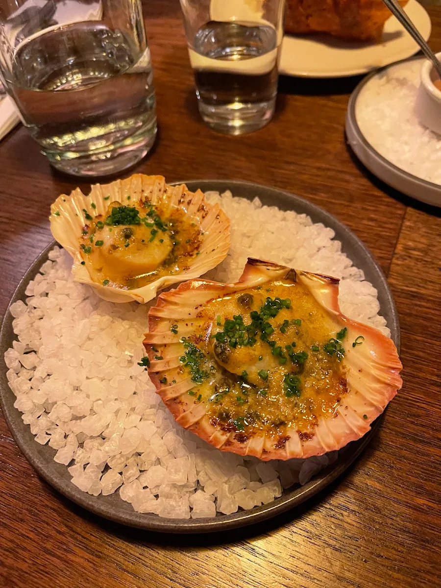 Baked Scallop, Pearl Diver