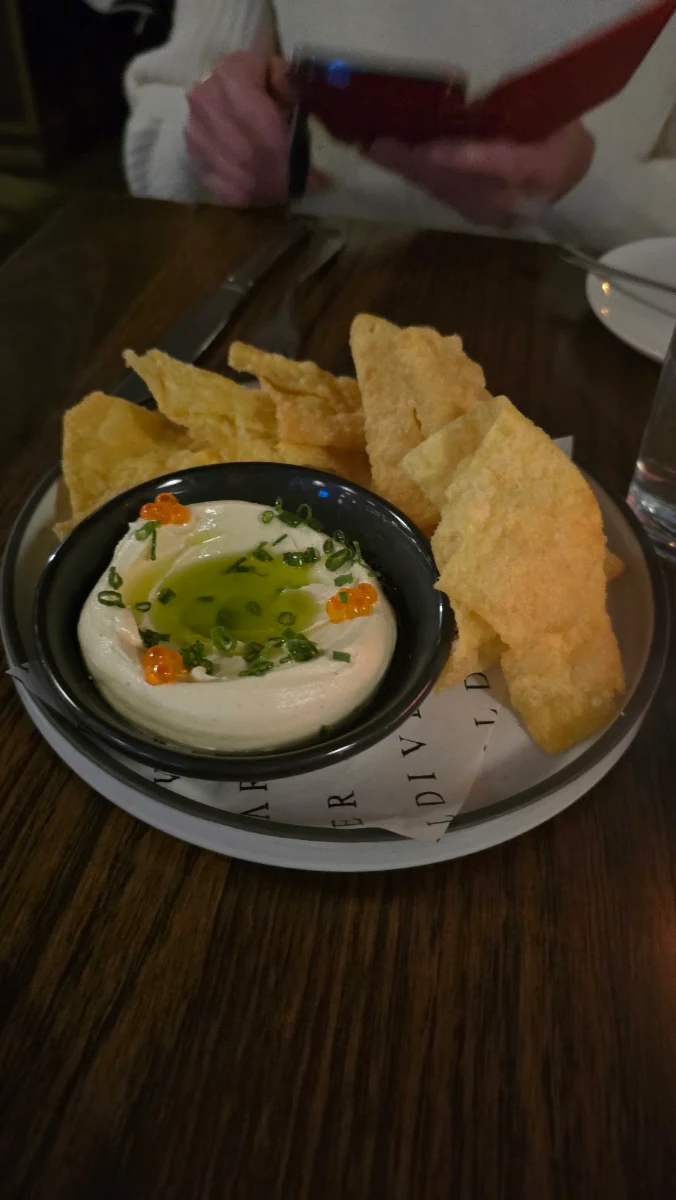 Whipped Roe Dip, Pearl Diver