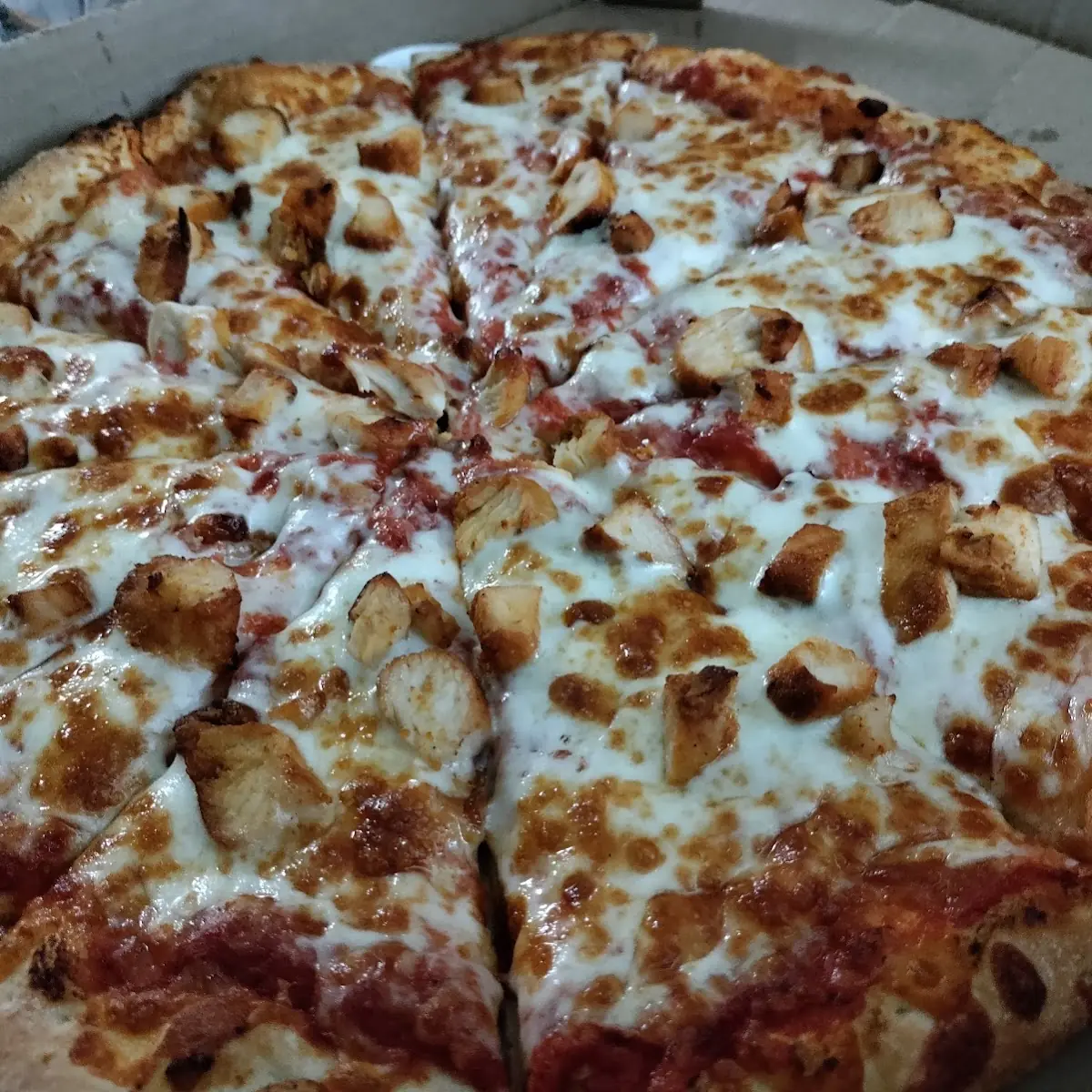 Halal Chicken Cheese Pizza