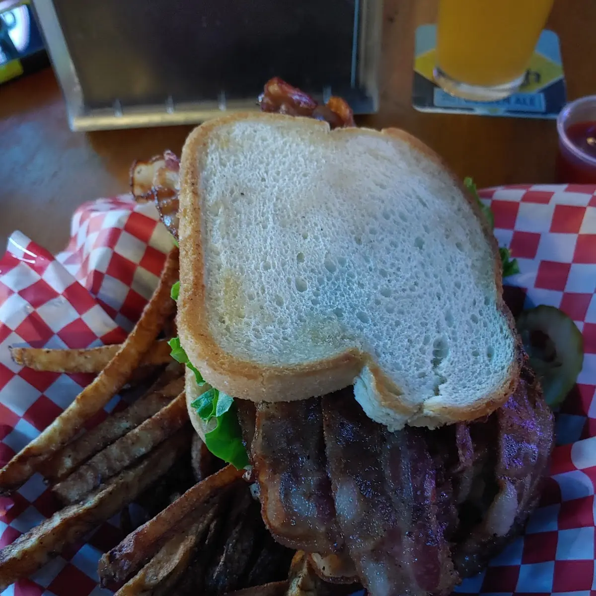 blt with Hand Cut Fries
