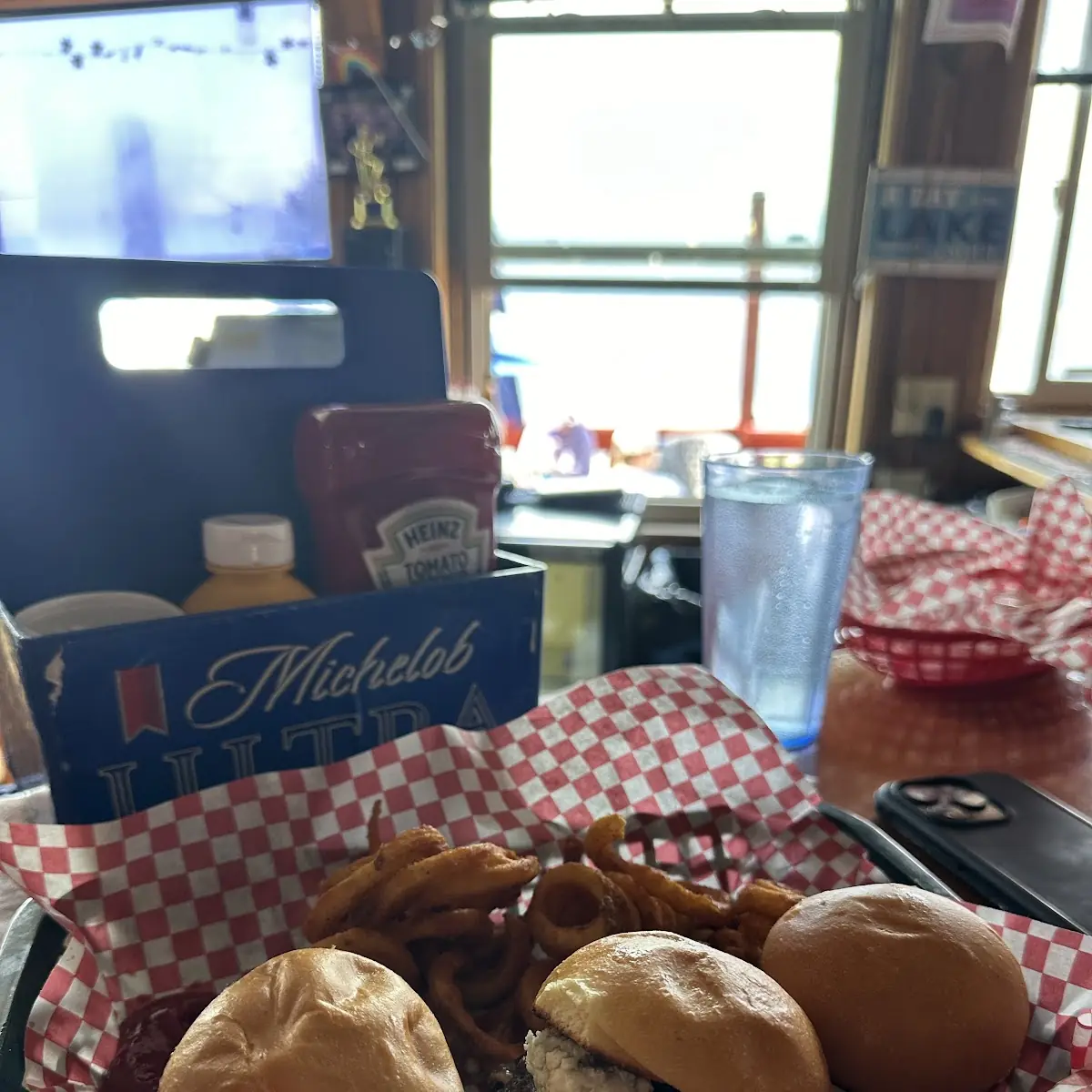 Bison Sliders with Blue Cheese