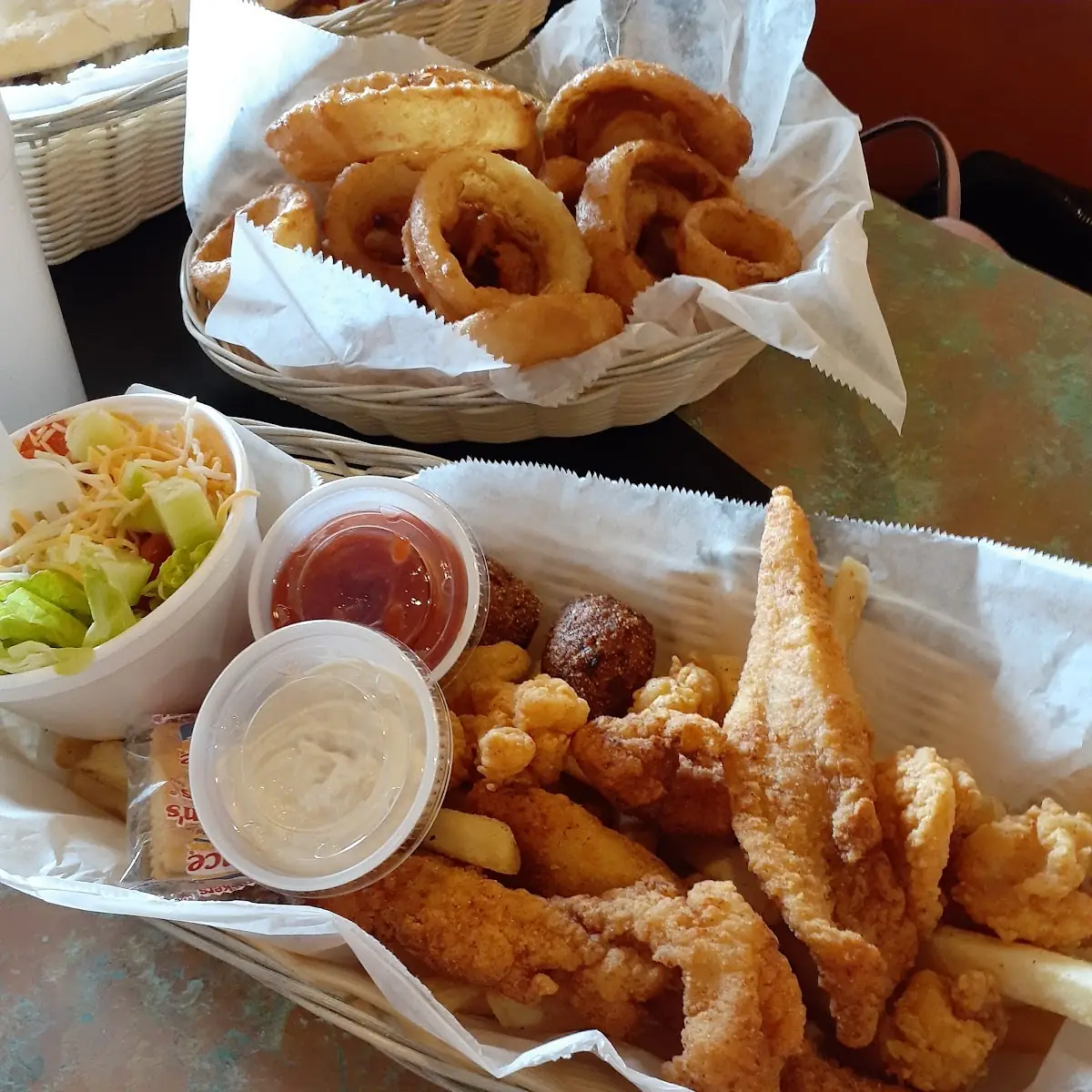 Seafood Platter Hush Puppies