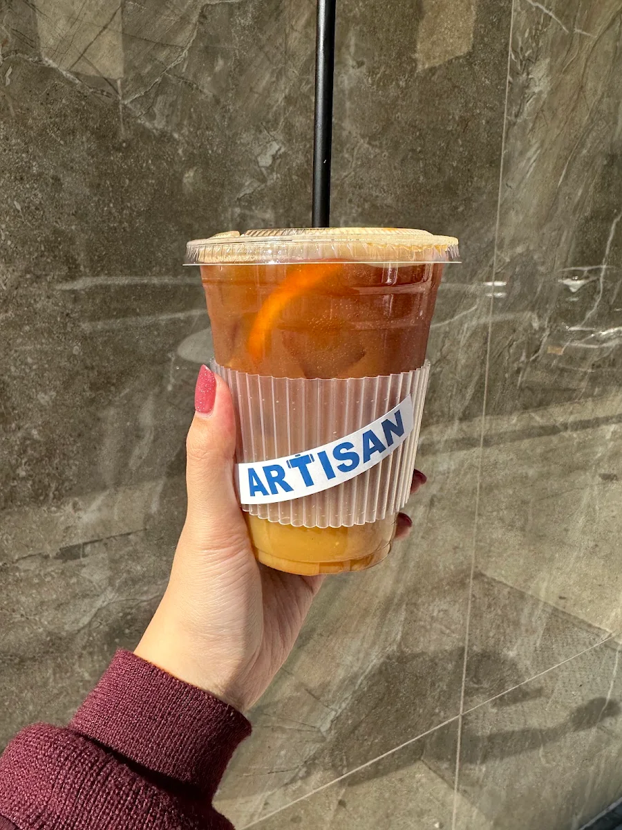 Sparkling Orange Americano Coffee