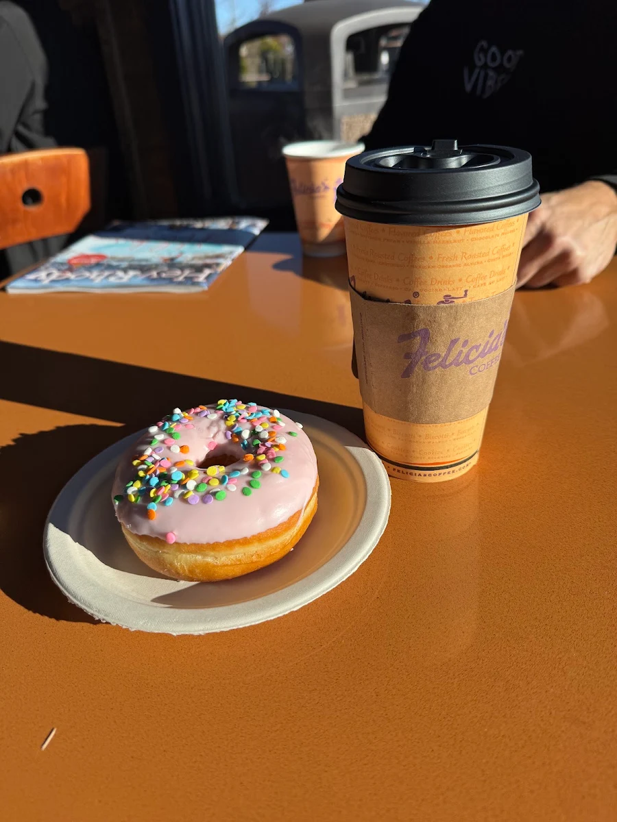 Decadent Doughnut and Felecia’S Dark Roast