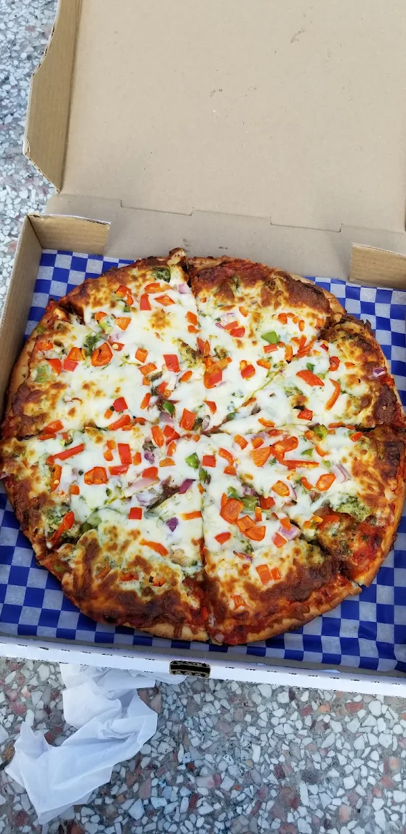Pesto Chicken Pizza