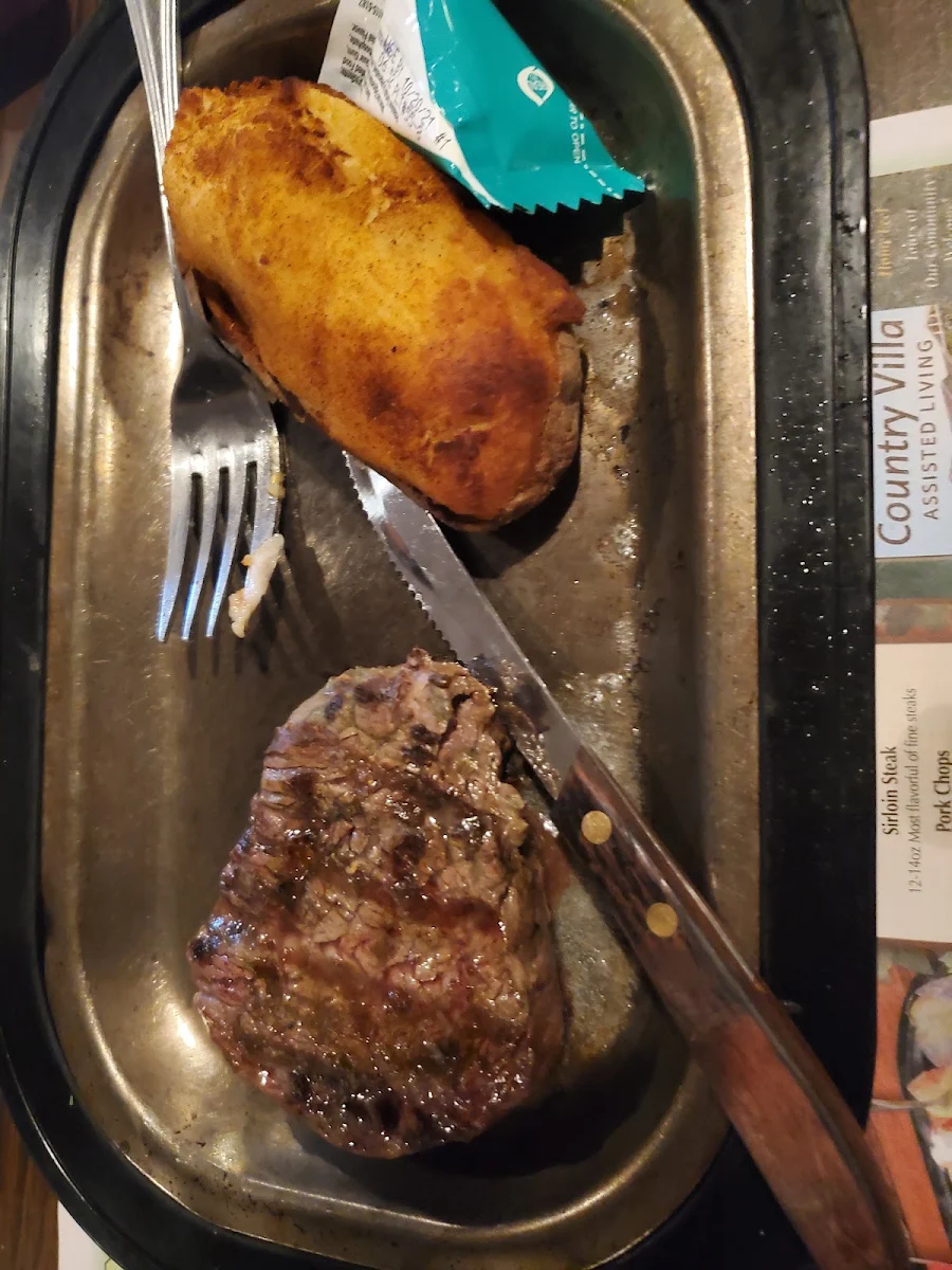 Tenderloin and Twice Baked Potato