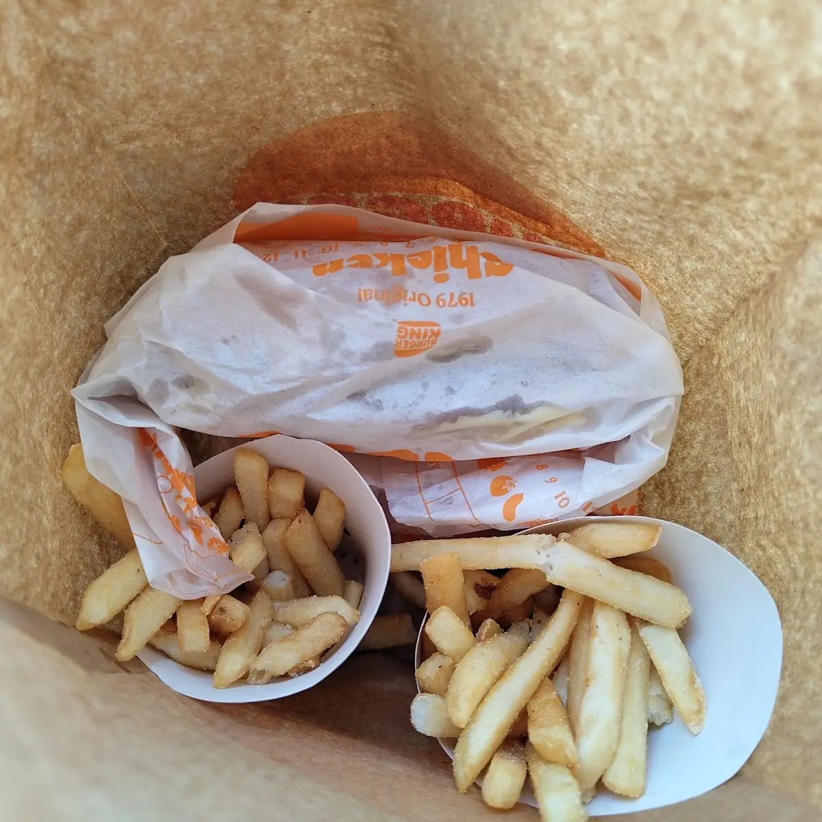 2 Original Chicken Sandwiches with 2 Medium Fries