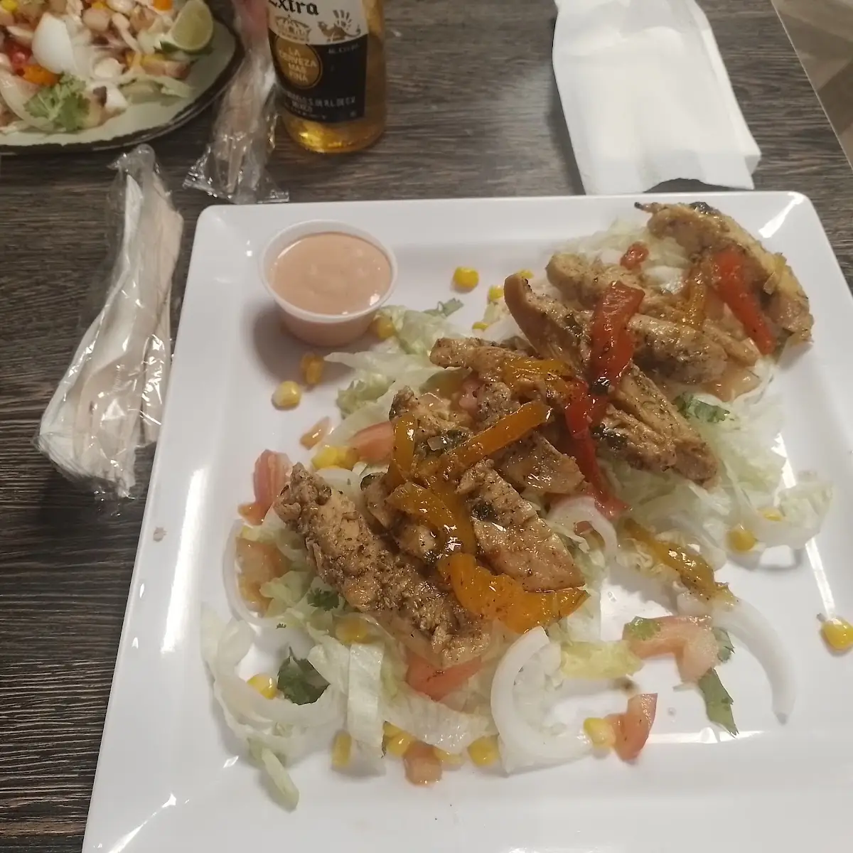 Ensalada de Pechuga de Pollo A la Plancha