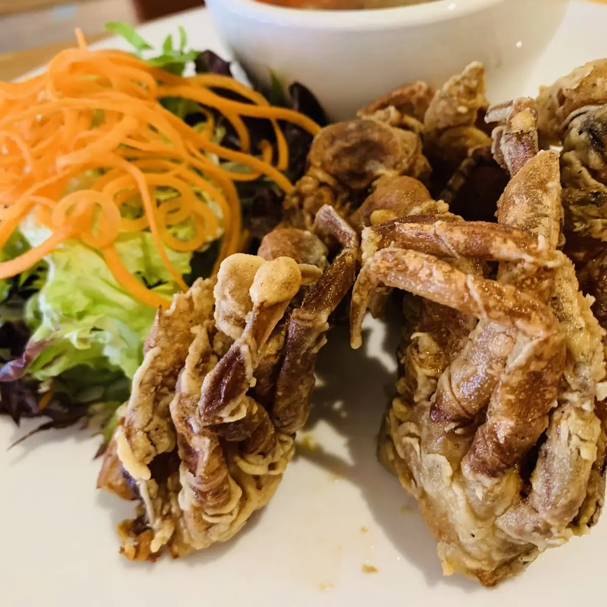 Soft Shell Crab with Black Pepper Sauce