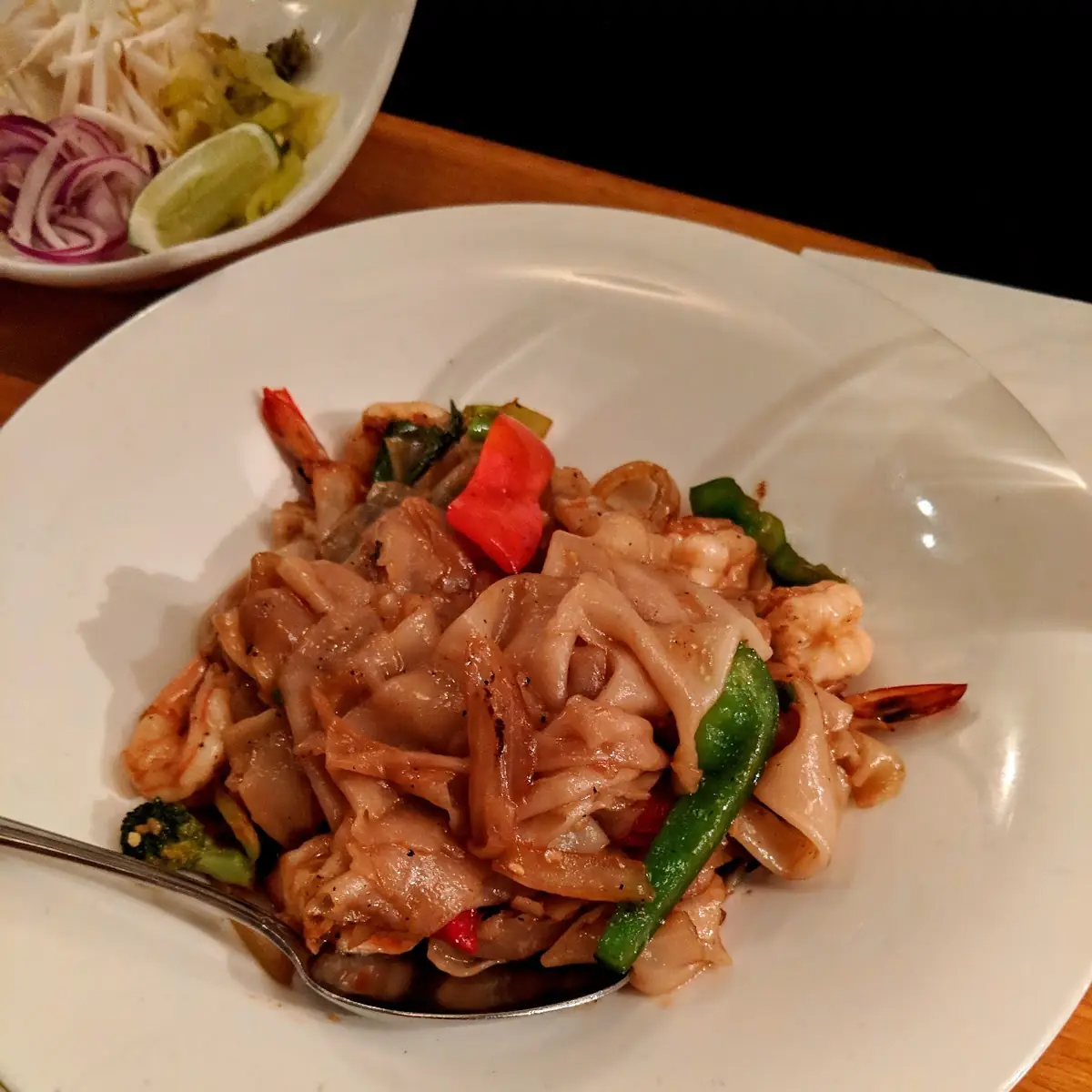 Spicy Basil Noodle Pad Kee Mao