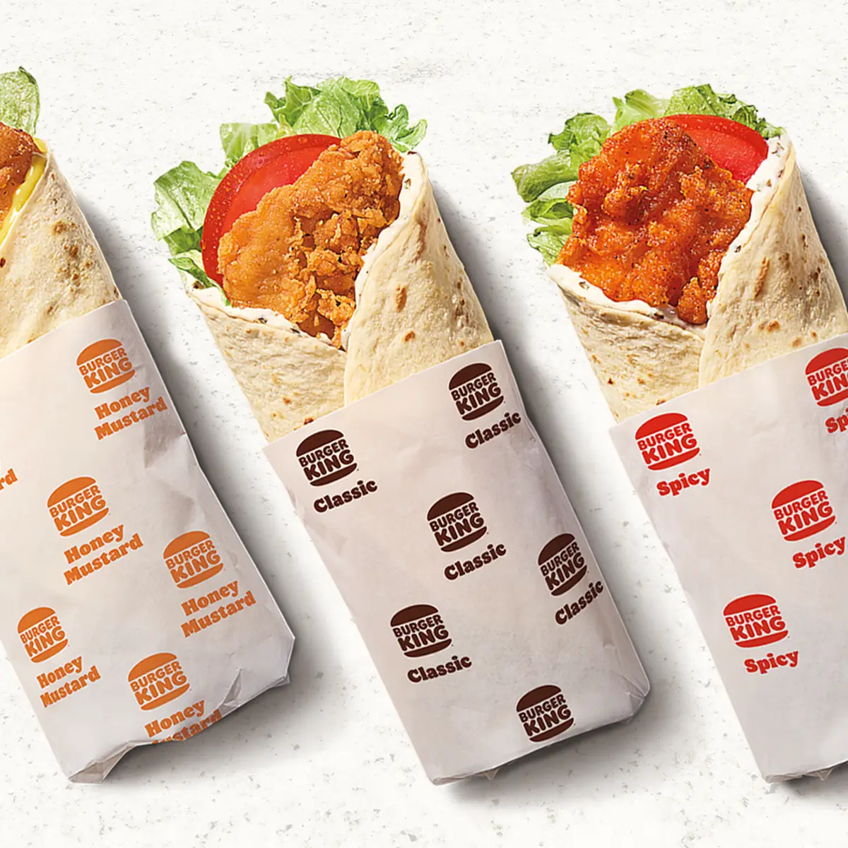 Classic Wrap Spicy Wrap Honey Mustard Wrap