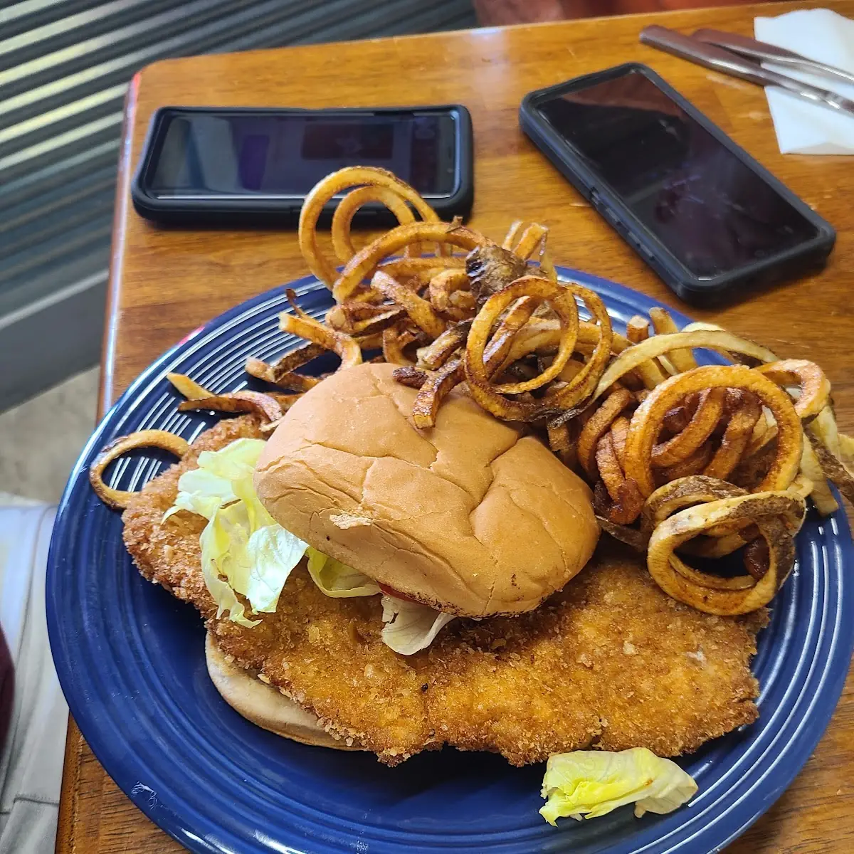 Fried Pork Tenderloin Sandwich