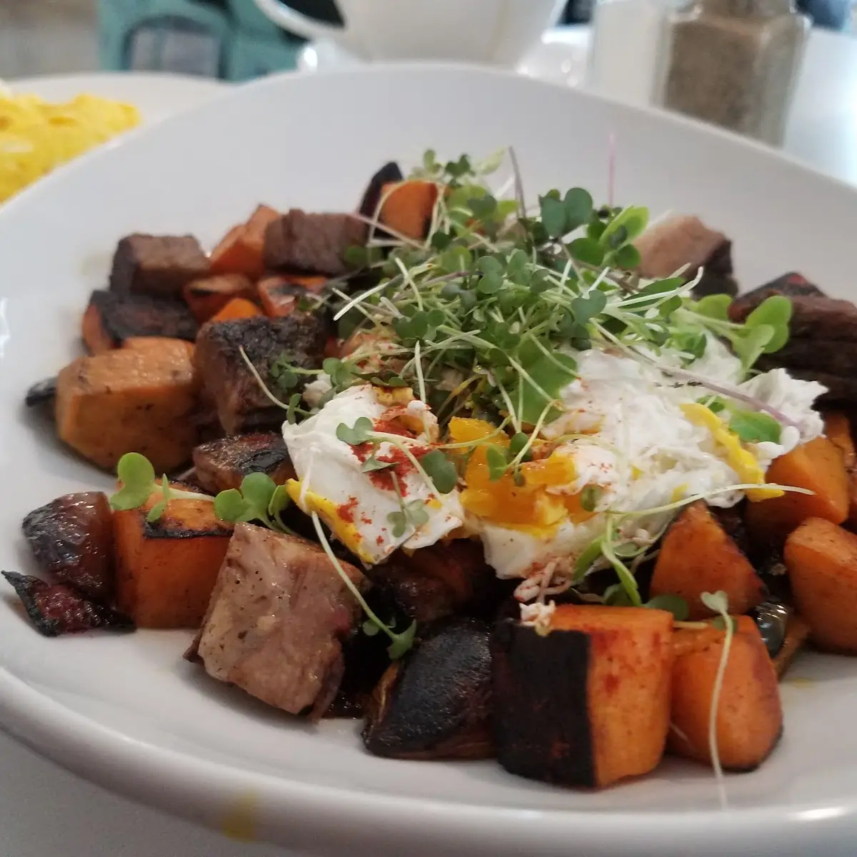 Sweet Potato and Brisket