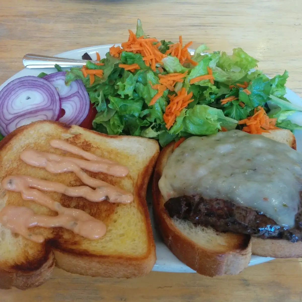 Burger with Texas Toast