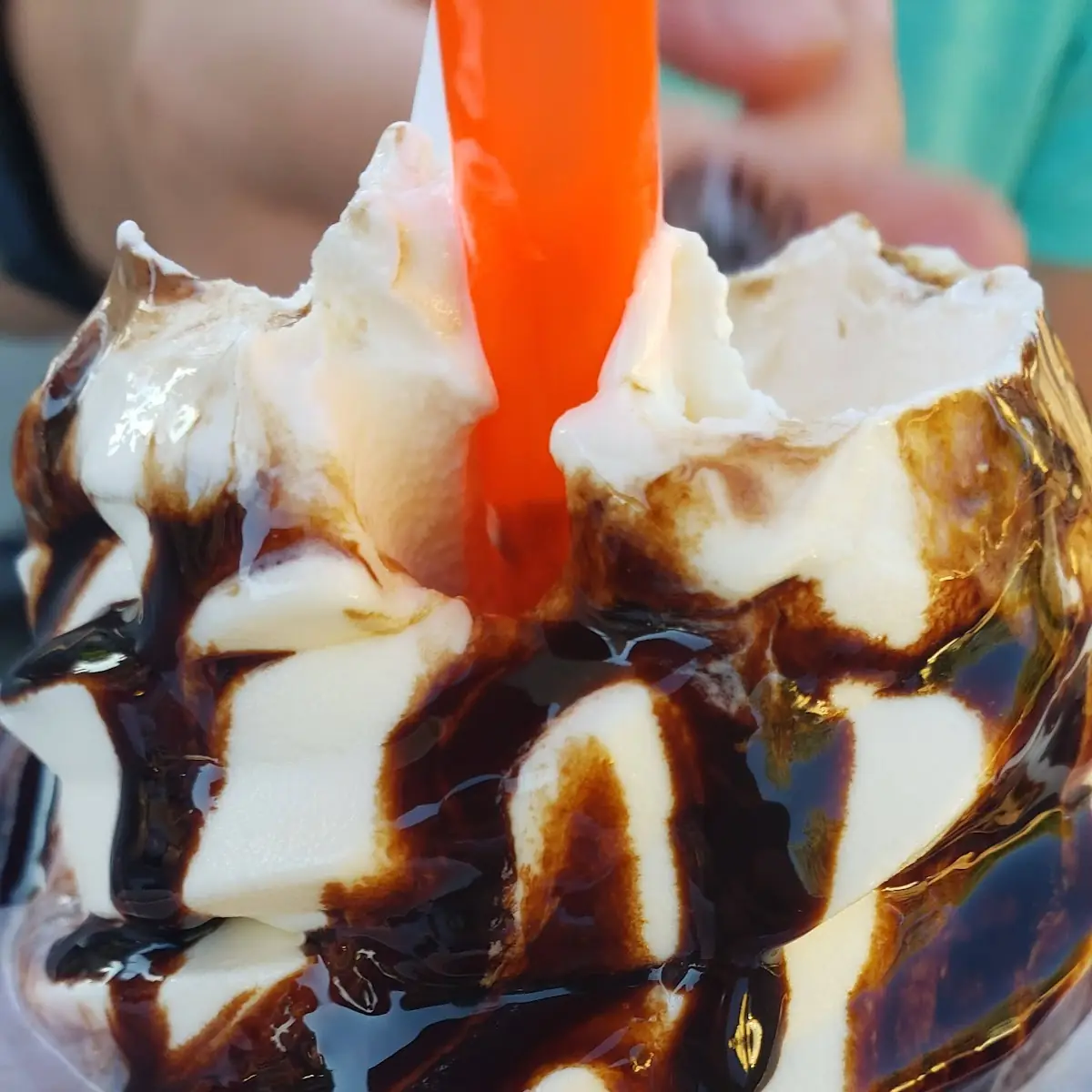 Huckleberry Hot Fudge Shake