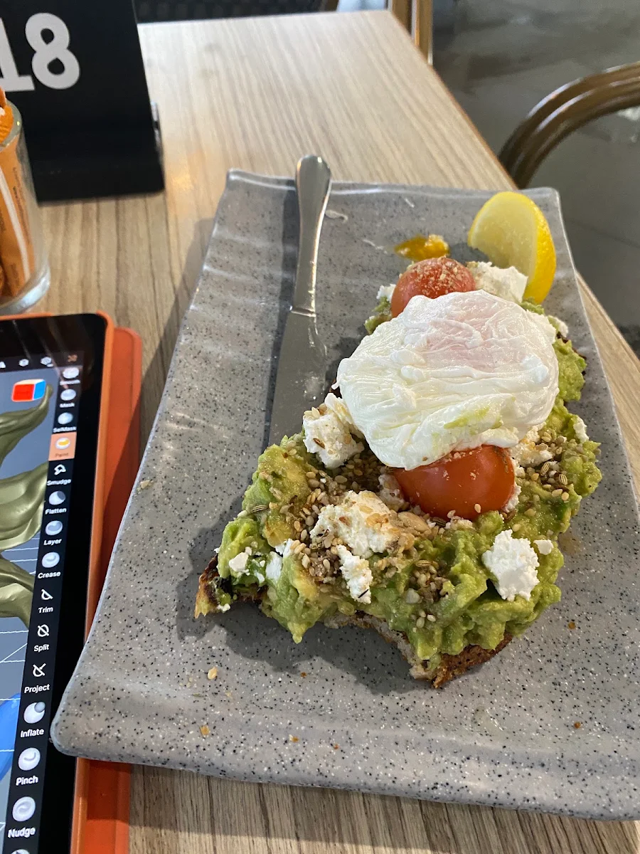 Smashed Avocado Poached Eggs, Clocktower Cafe|Catering