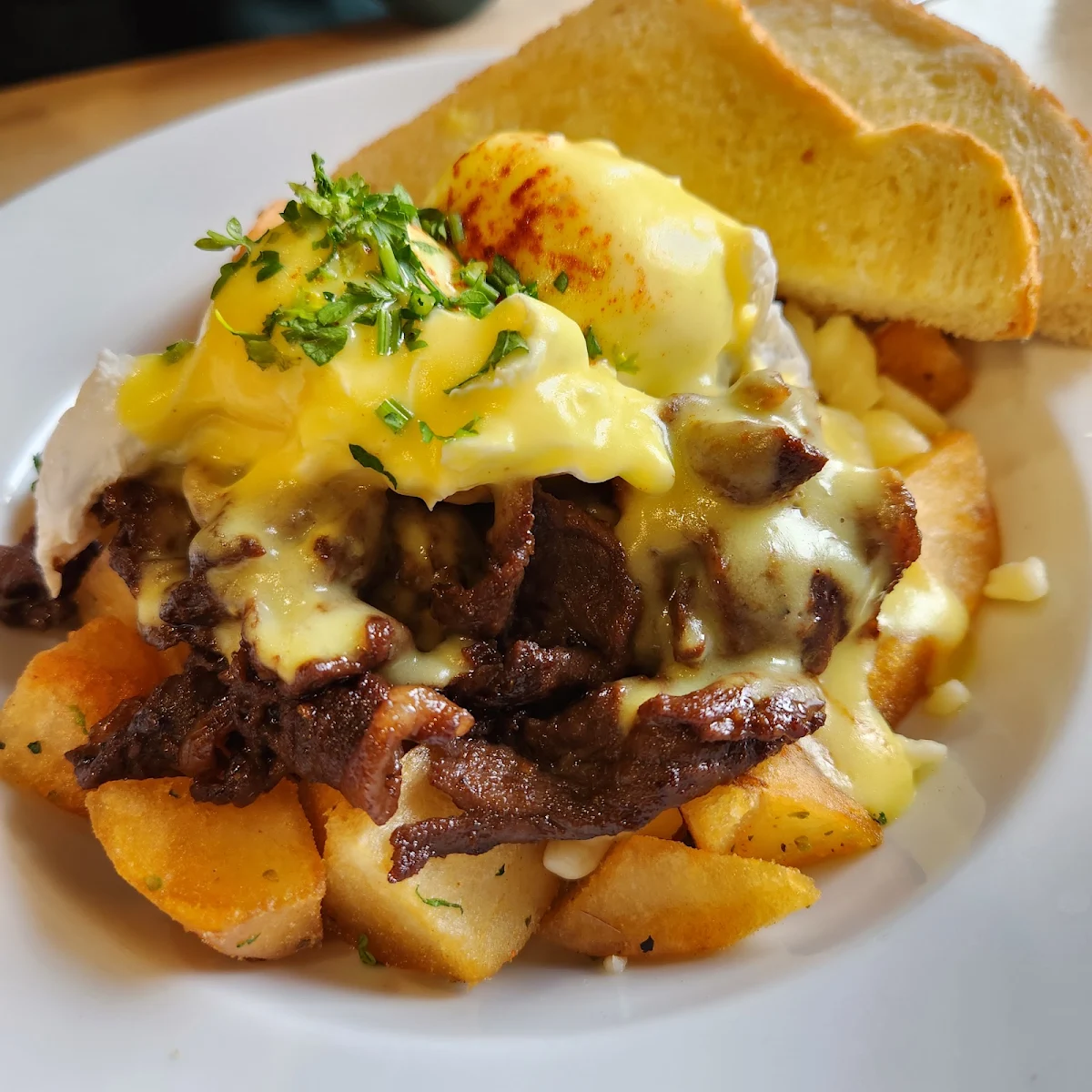 Beef Tapa Breakfast Poutine, Rise N' Shine - Forest Lawn