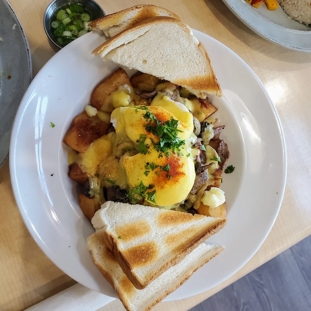 Breakfast Poutine with Steak, Rise N' Shine - Forest Lawn