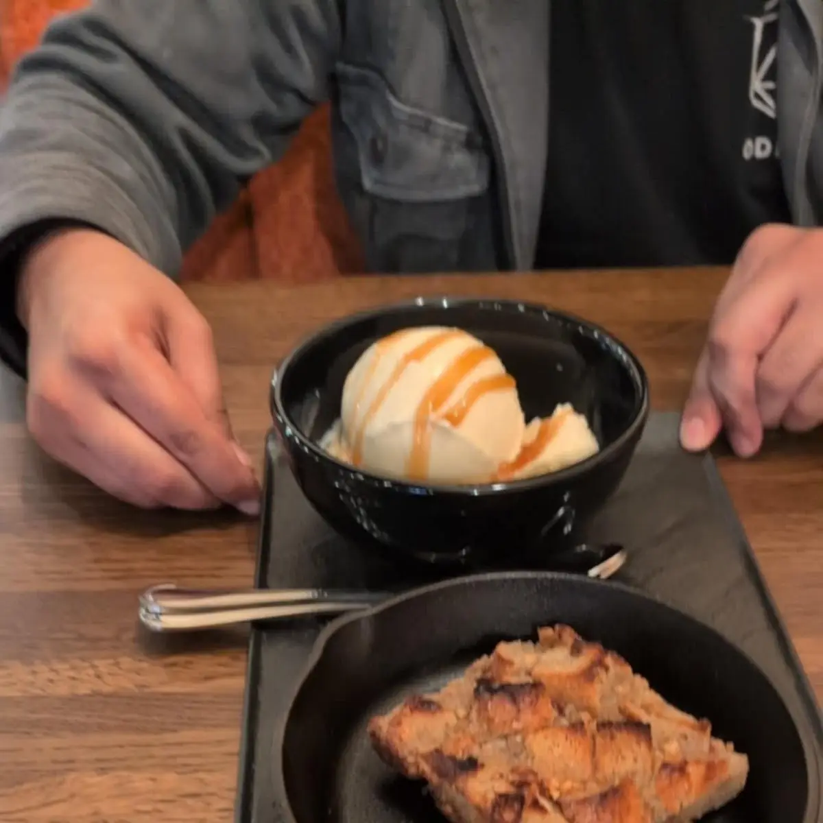 Cast Iron Bread Pudding