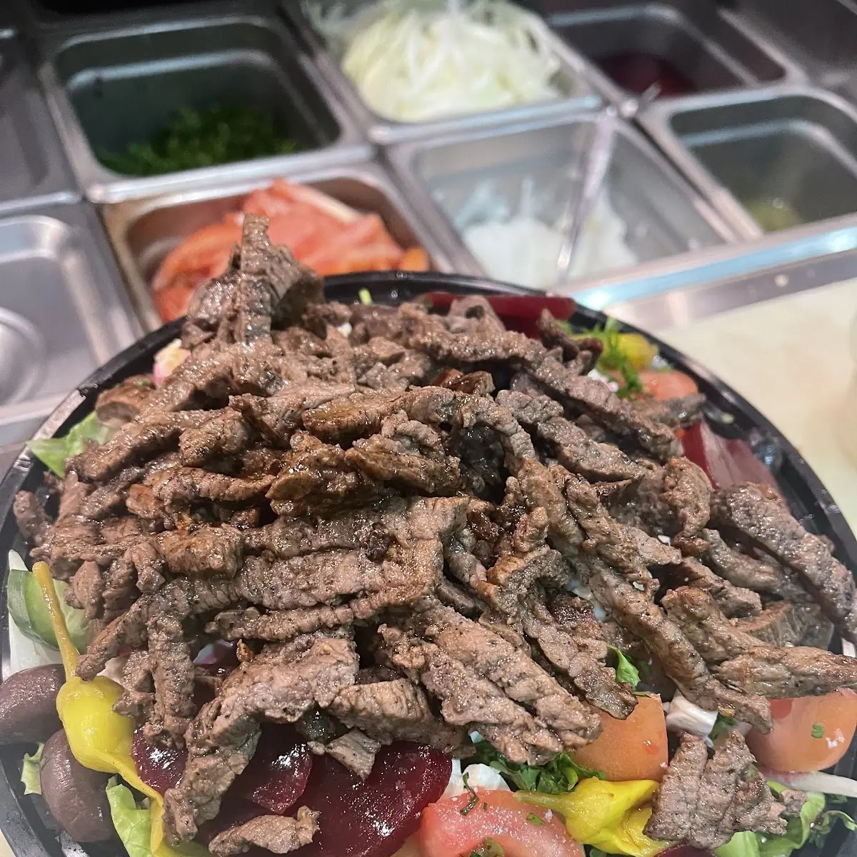 Build Your Own Beef Shawarma Bowl