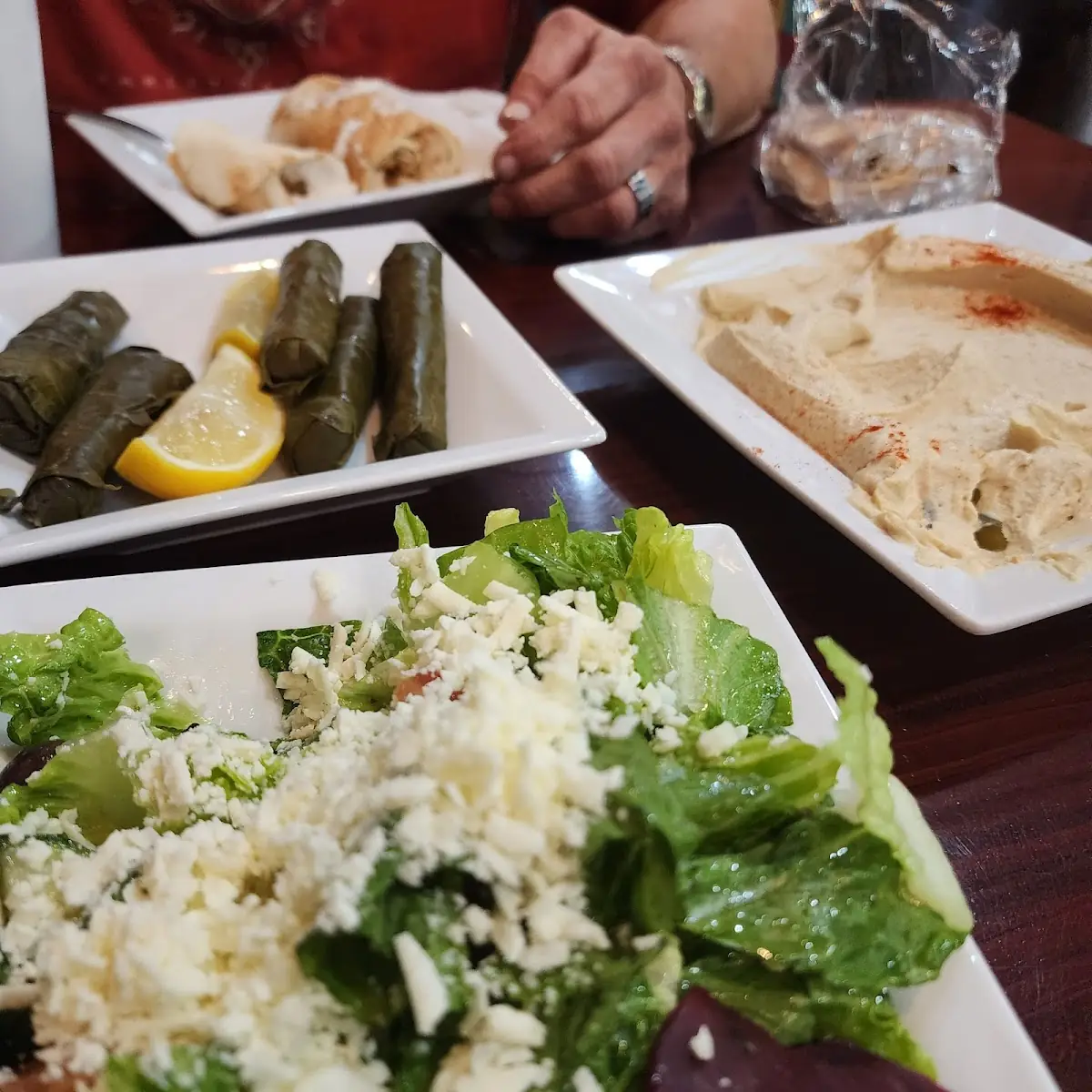 Grape Leaves Hummus