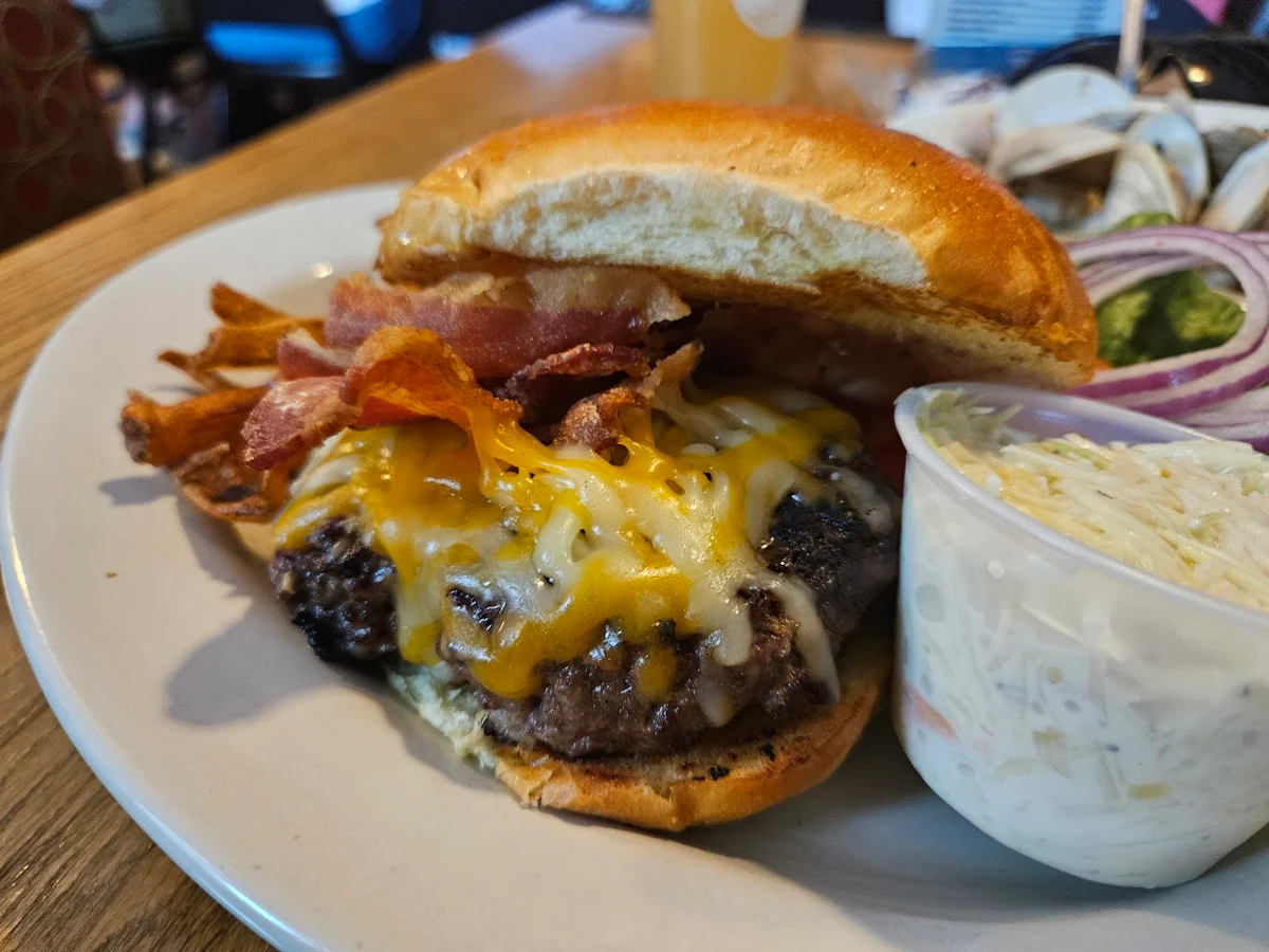 Bacon Beer Cheese Burger