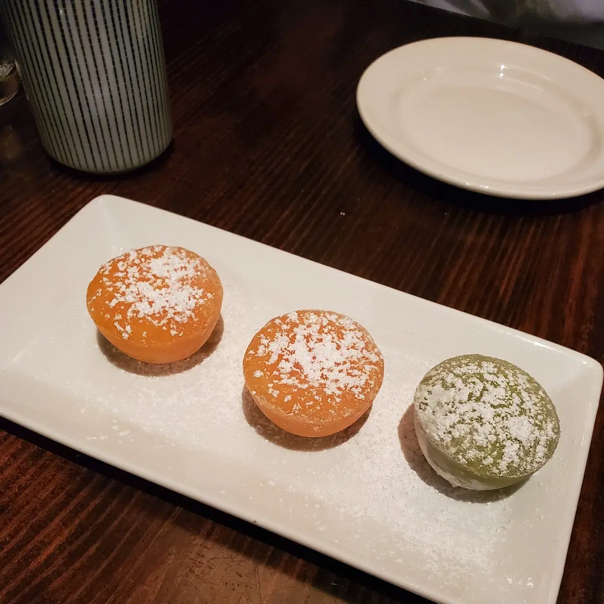 Mango and Green Tea Mochi Ice Cream