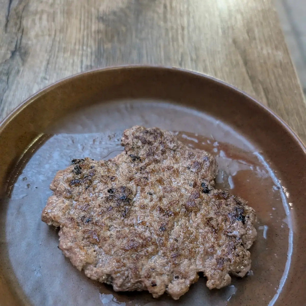 Plain Beef Patty for My Dog