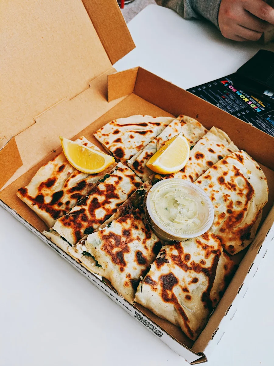 Tandoori Chicken Baklava Bottle of Water, Gözleme King Blacktown