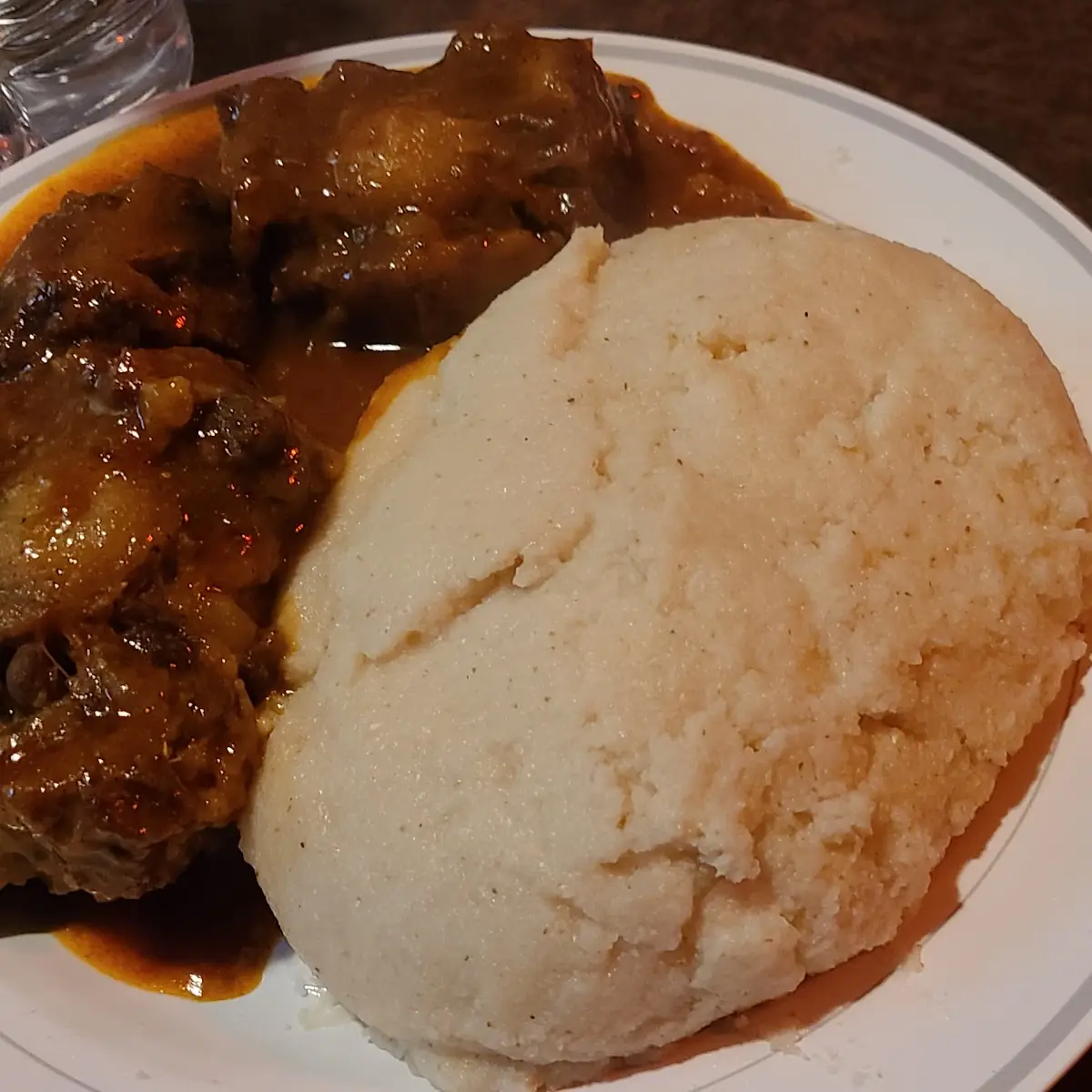 Plantains and Oxtail