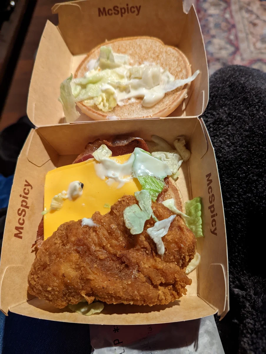 Slapped Together Chicken Burger, McDonalds Murray Bridge