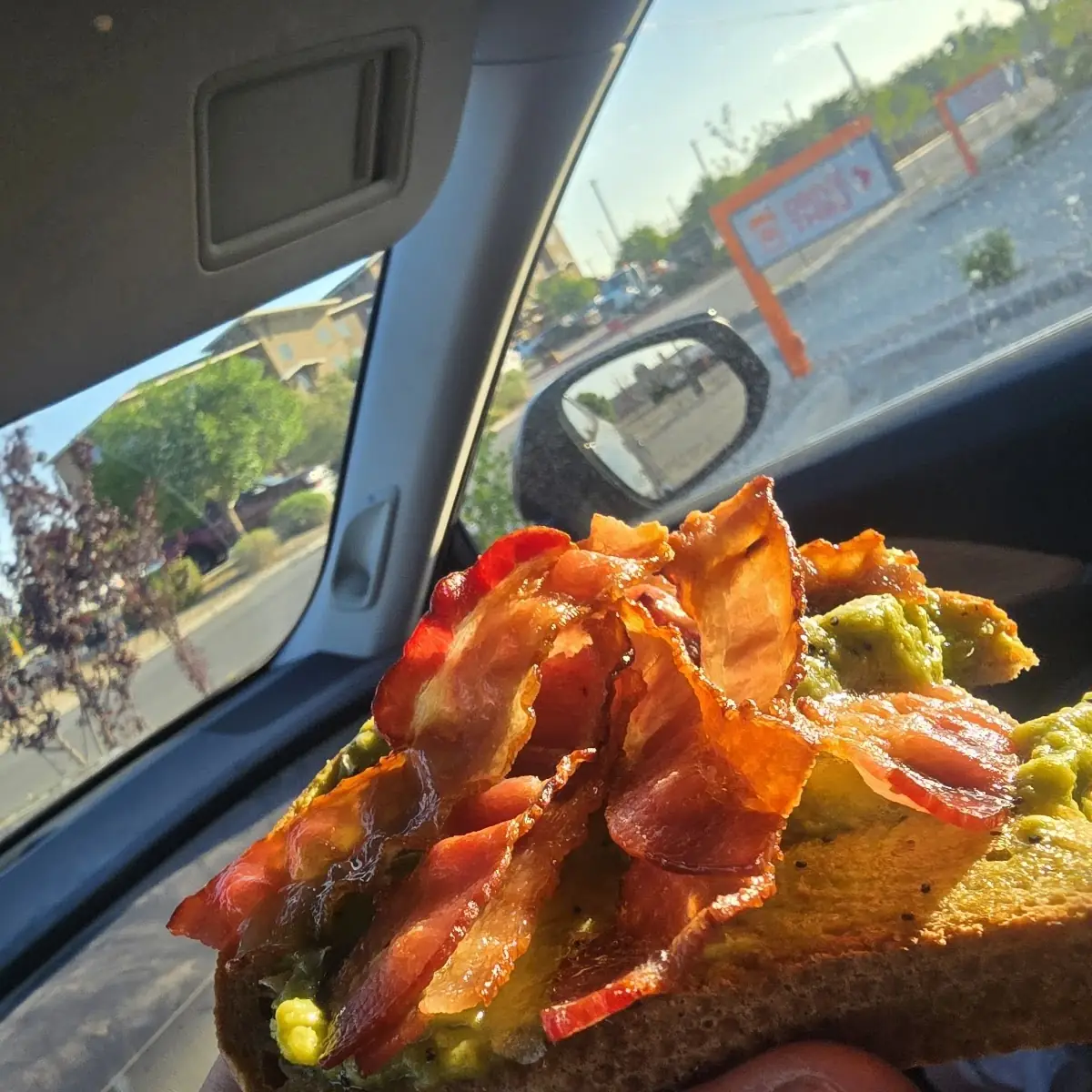 Bacon-Topped Avocado Toast