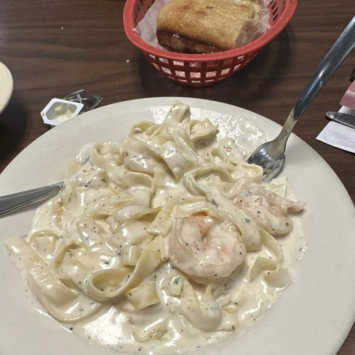 Shrimp Alfredo