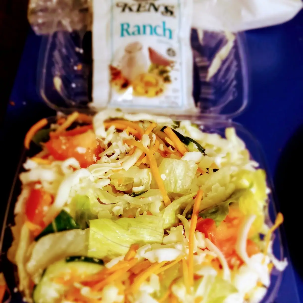 Side Salad with Ranch Dressing