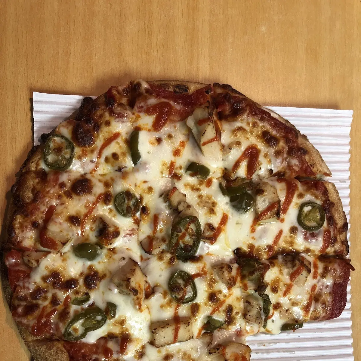 Hot Spicy Chicken Pizza