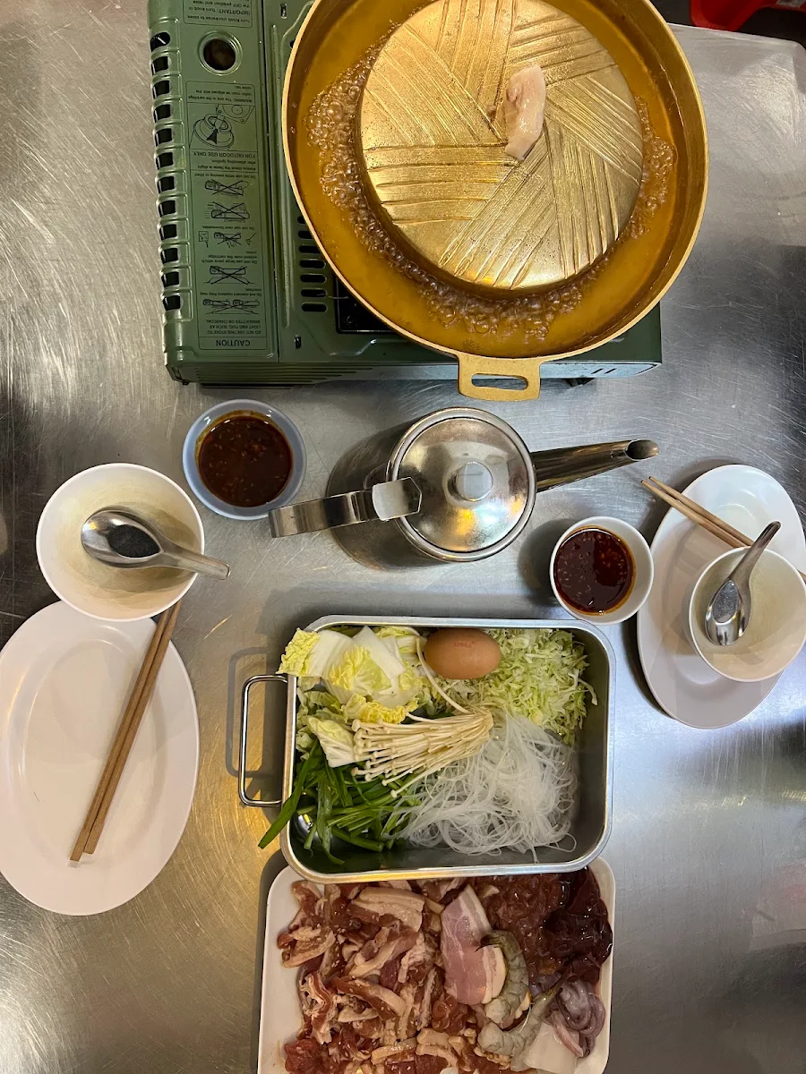 mookata set bbq set ชุดหมูกะทะ, Nana Thai