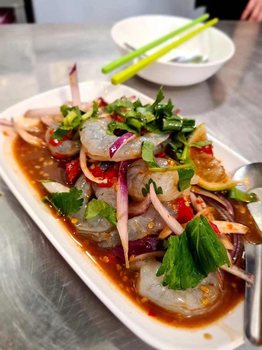 Raw Prawn Salad, Nana Thai