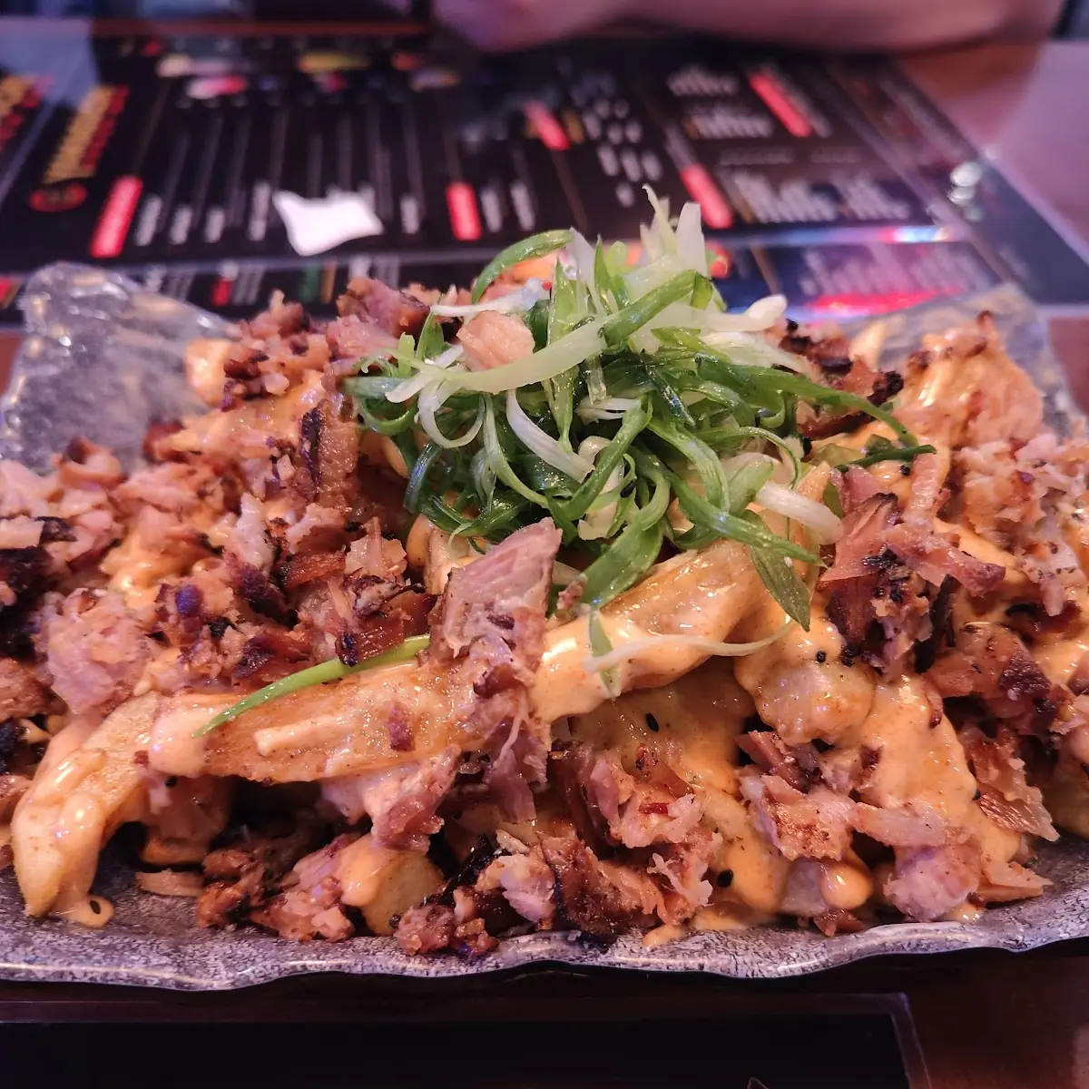 Furikake Fries with Pork Belly