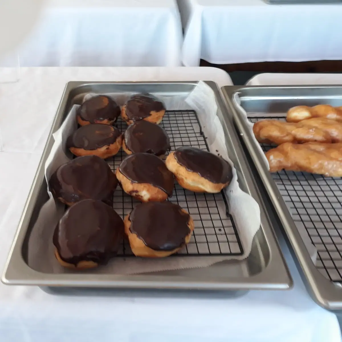 Homemade Boston Cream Donuts