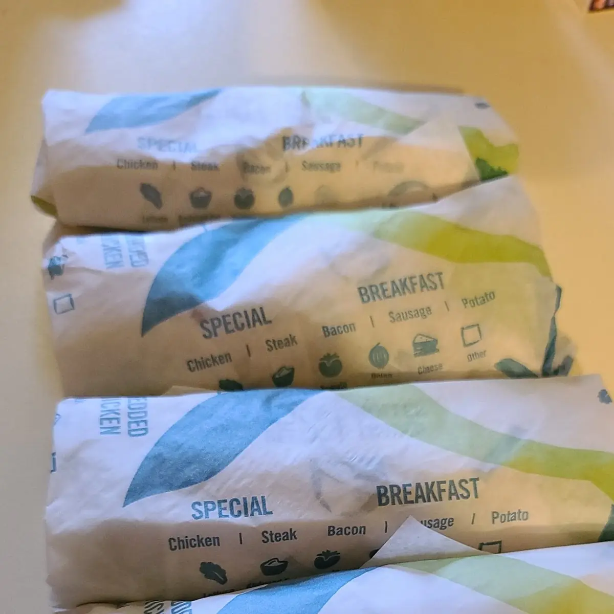 Bacon Egg and Cheese Burritos