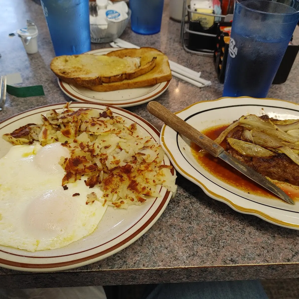 Flat Iron Steak and Eggs