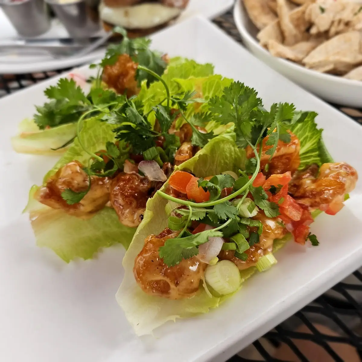 Crispy Shrimp Lettuce Wraps