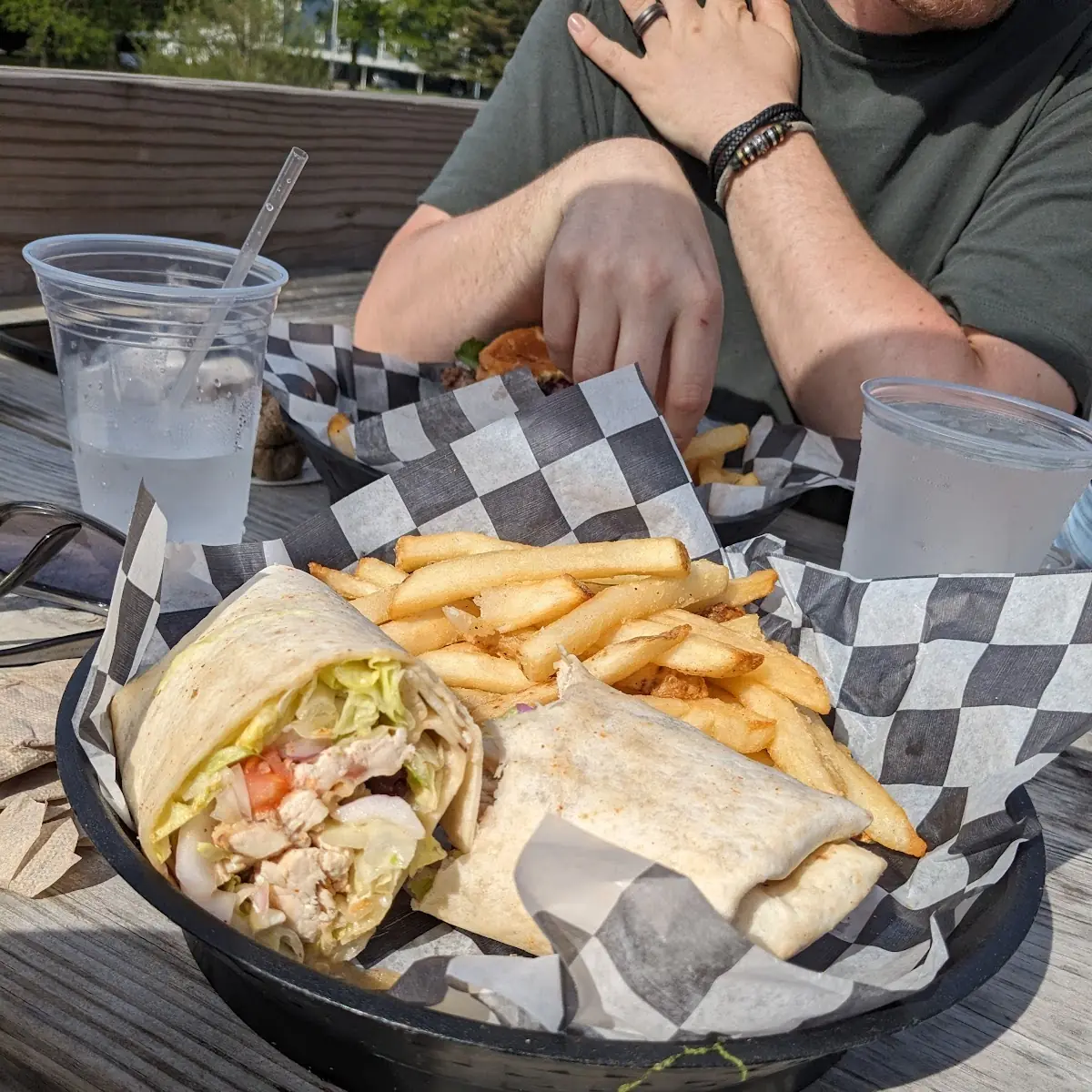 Island Chicken Wrap