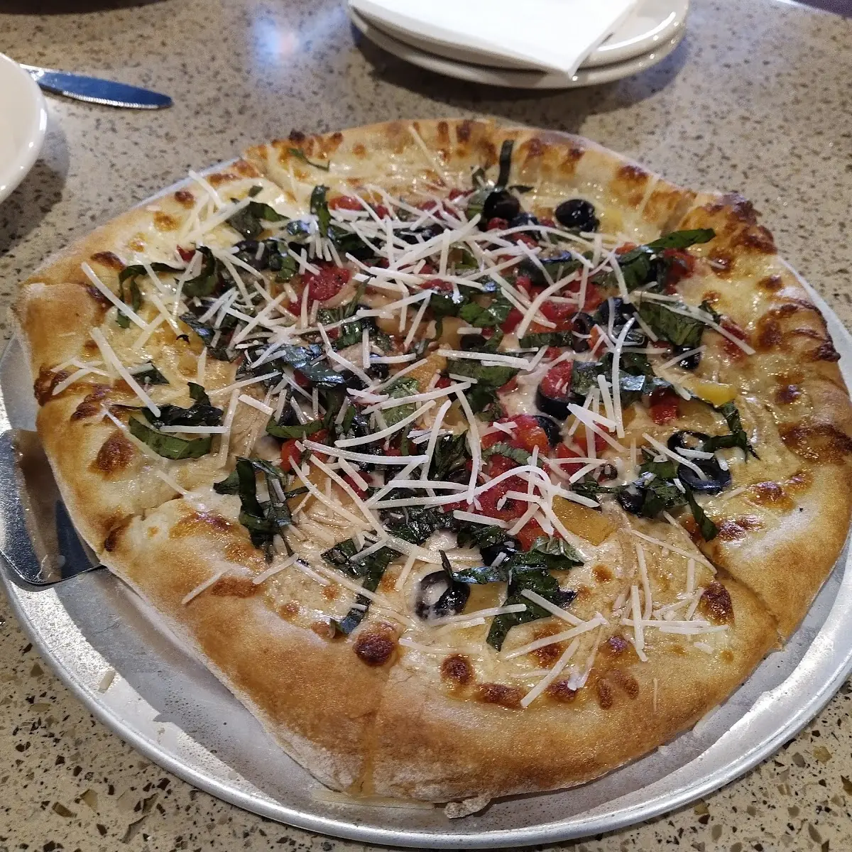 Four Cheese Pizza w O Chicken